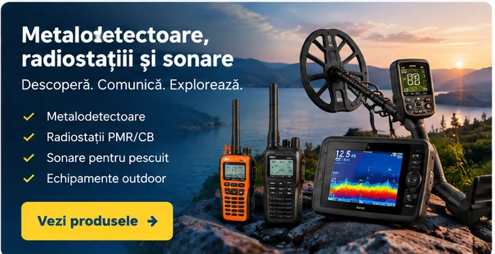Metalodetectoare, radiostații și sonare