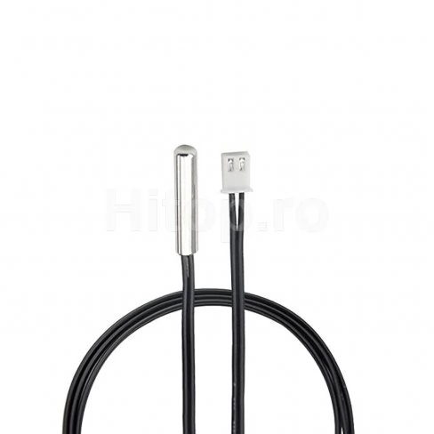 Senzor de temperatură NTC 10K B3435, cablu 5 m, conector XH2.54