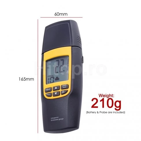 Instrument cu ultrasunete pentru măsurarea grosimii diferitelor materiale