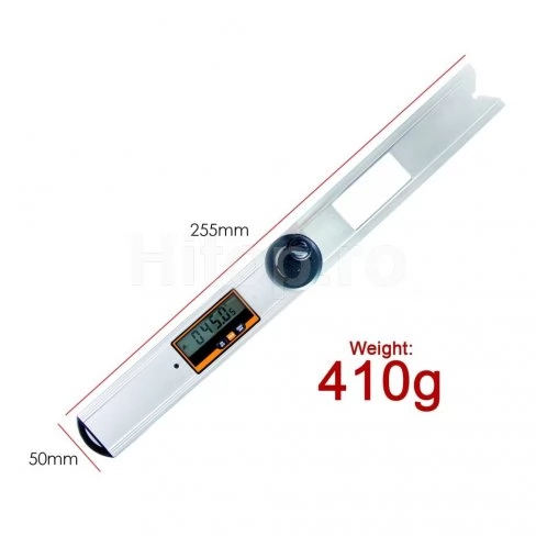 Instrument digital pentru măsurarea adâncimii unghiului de până la 360 ° cu o nivelă de spirit