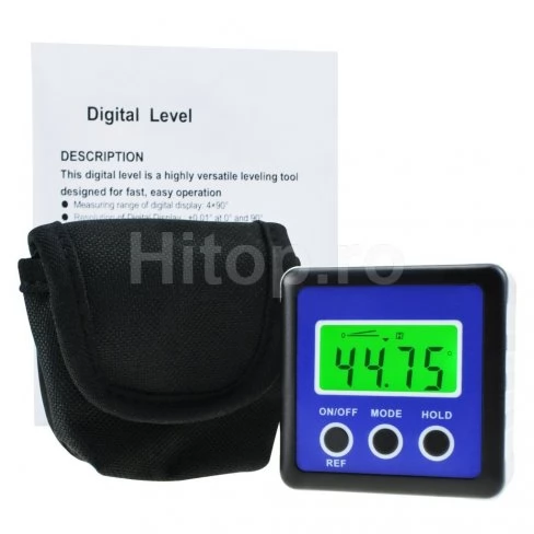 Nivel digital 4in1 - Cutie de teșitură cu bază magnetică Nivel digital 4in1 - Cutie de teșitură cu bază magnetică