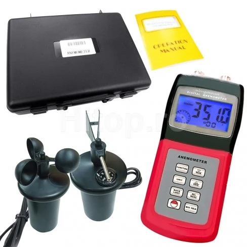 Anemometru termic multifuncțional pentru măsurarea vitezei vântului