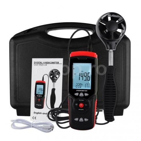 Anemometru profesional + înregistrator de date