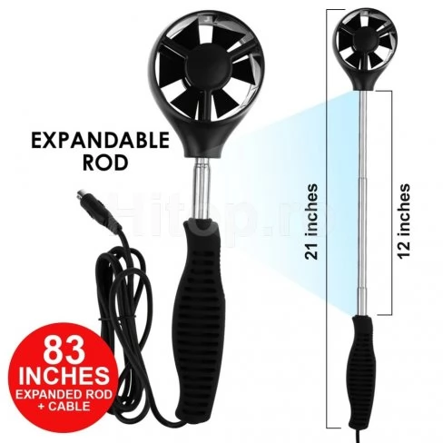 Anemometru profesional + înregistrator de date