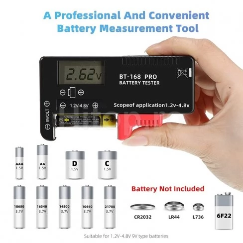 Tester digital universal pentru baterii