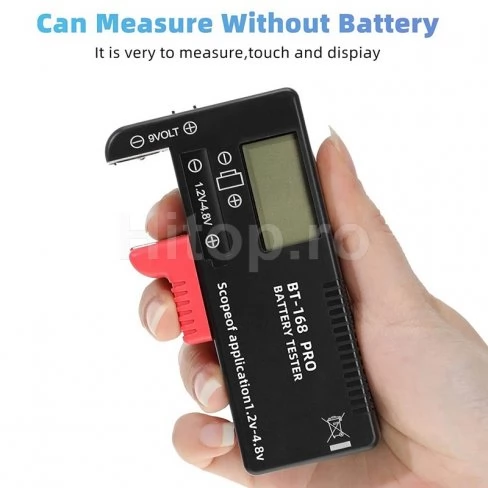 Tester digital universal pentru baterii