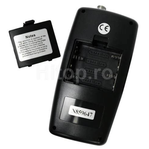 Tester pentru grosimea stratului de acoperire F & NF, 0 ~ 2000 µm Tester pentru grosimea stratului de acoperire F & NF, 0 ~ 2000 µm