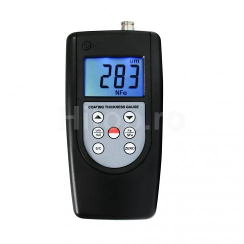 Tester pentru grosimea stratului de acoperire F & NF, 0 ~ 2000 µm Tester pentru grosimea stratului de acoperire F & NF, 0 ~ 2000 µm