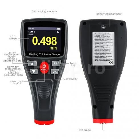 Instrument profesional pentru măsurarea grosimii autobuzului de la 0 la 1,5 mm
