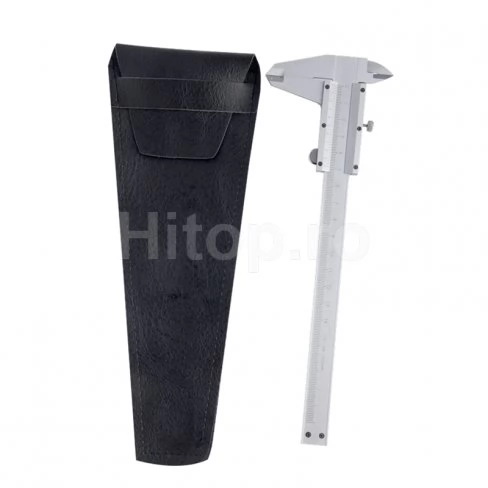 Calibru metalic 0-150mm/0.02mm cu carcasă din piele