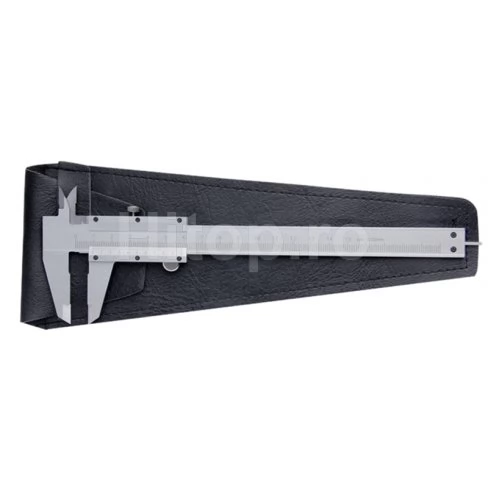 Calibru metalic 0-150mm/0.02mm cu carcasă din piele