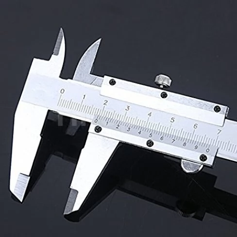 Calibru metalic 0-150mm/0.02mm cu carcasă din piele