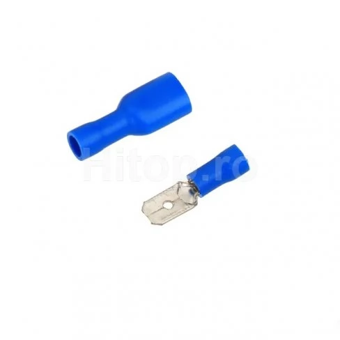 Set terminale de 6,3 mm - albastru