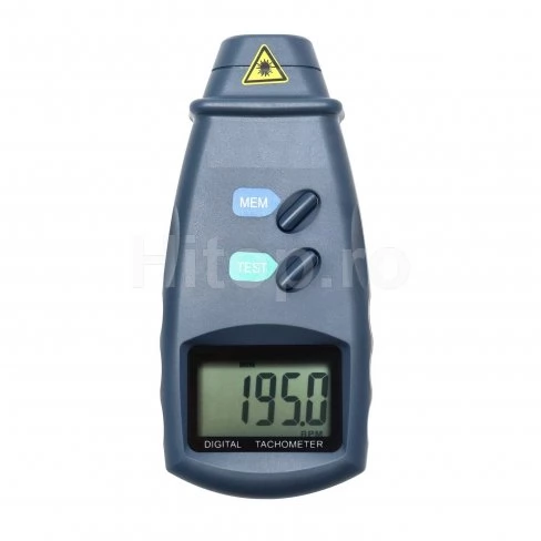 Tachimetru foto digital cu laser fără contact RPM meter