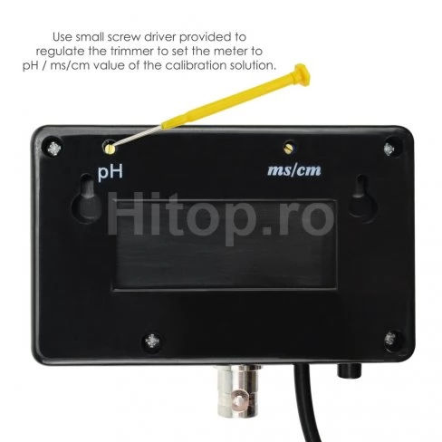 Monitor combinat de pH și EC (conductivitate electrică) cu ATC