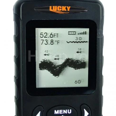 Sonar de pescuit cu senzor wireless de 100 de metri - Culoare negru