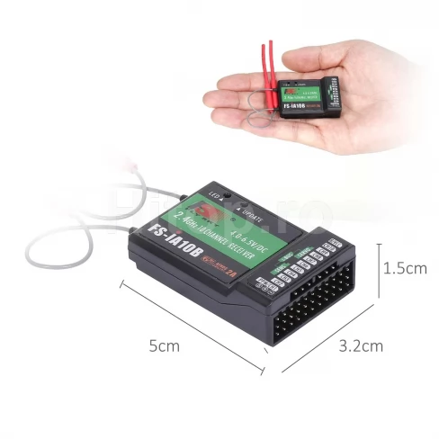 Receptor FlySky cu 10 canale model FS-iA10B