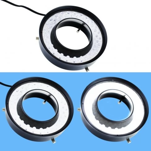 Lampă LED cu 48 de becuri pentru microscoape și camere (diametru maxim 60 mm) Lampă LED cu 48 de becuri pentru microscoape și camere (diametru maxim 60 mm)