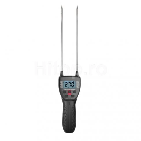 Umidimetru pentru 14 tipuri de cereale cu sondă cu ac dublu de 23 cm