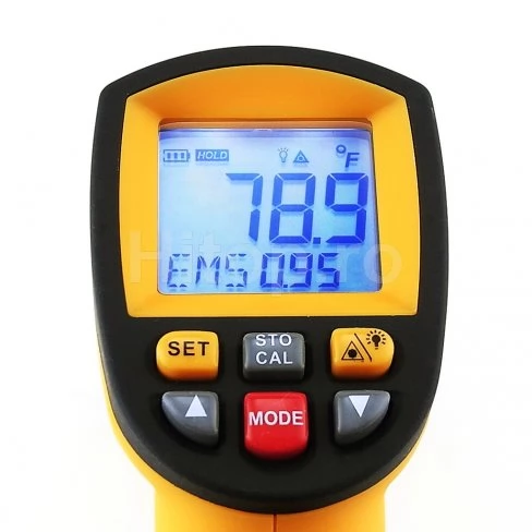 Termometru digital cu infraroșu 50:1, pirometru 1150 °C