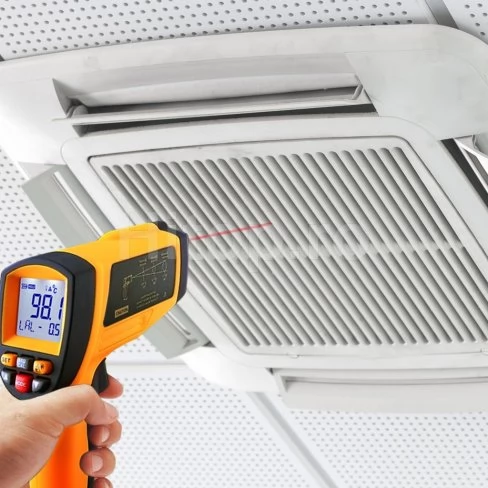 Termometru digital cu infraroșu 50:1, pirometru 1150 °C