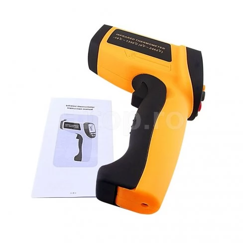 Termometru laser IR digital 50:1, pirometru 1350 °C