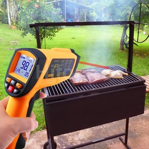 Termometru laser IR digital 50:1, pirometru 1350 °C