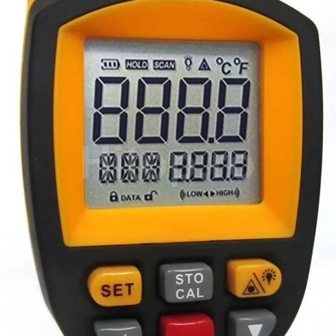 Termometru digital cu infraroșu 50:1 1650°C