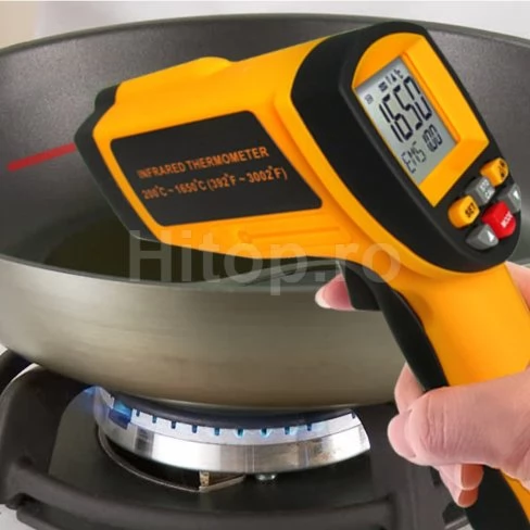 Termometru digital cu infraroșu 50:1 1650°C