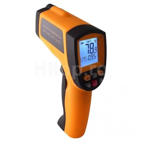 Termometru infraroșu digital 0,10 ~ 0,99 EM 12:1 Pirometru 700 ° C