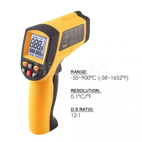 Termometru laser digital cu infraroșu -50~900°C