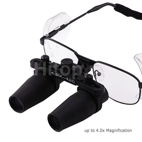 aliaj de nichel lupe medicale chirurgicale dentare x 4.0 magnificare