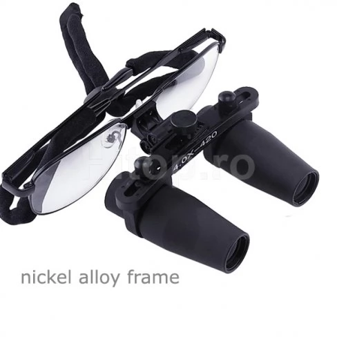 aliaj de nichel lupe medicale chirurgicale dentare x 4.0 magnificare