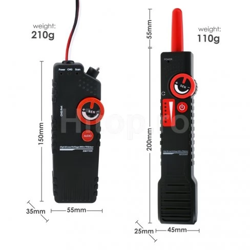 Detector pentru urmărirea și detectarea cablurilor subterane de 220v Detector pentru urmărirea și detectarea cablurilor subterane de 220v