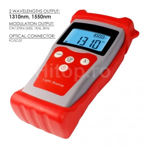 Sursă de lumină cu lungimea de undă optică de 1310/1550nm