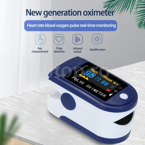 Oximetru de puls pentru măsurarea pulsului și a nivelului de oxigen din sânge