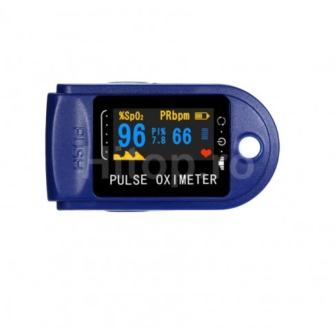 Oximetru de puls pentru măsurarea pulsului și a nivelului de oxigen din sânge