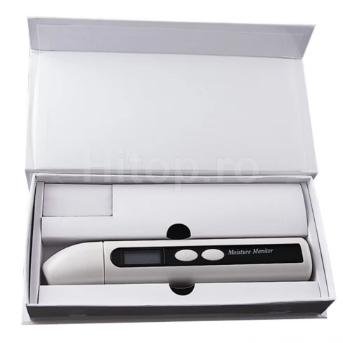 Tester digital de umiditate facială - Analizor cosmetic cu afișaj LCD