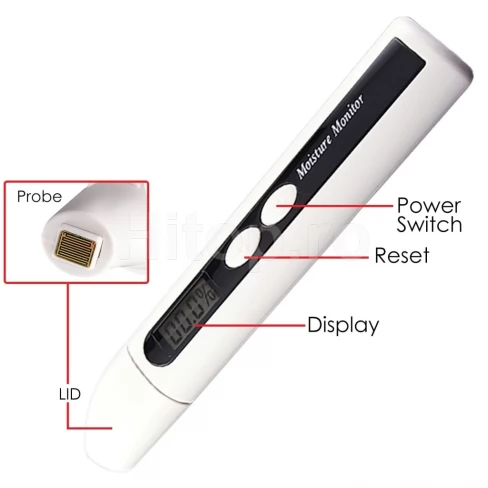 Tester digital de umiditate facială - Analizor cosmetic cu afișaj LCD