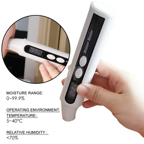 Tester digital de umiditate facială - Analizor cosmetic cu afișaj LCD