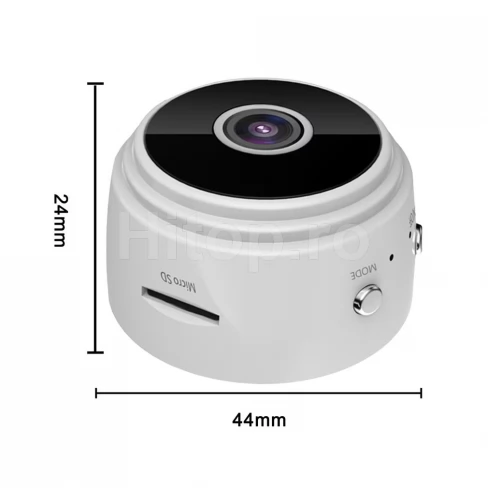 Mini cameră wireless WiFi, înregistrare vocală, HD, slot pentru card TF Mini cameră wireless WiFi, înregistrare vocală, HD, slot pentru card TF