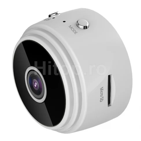 Mini cameră wireless WiFi, înregistrare vocală, HD, slot pentru card TF Mini cameră wireless WiFi, înregistrare vocală, HD, slot pentru card TF