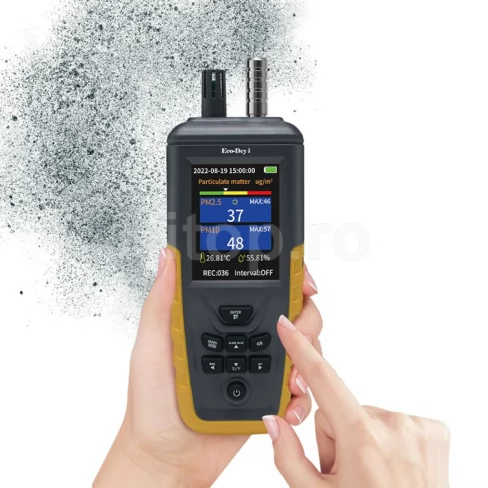 PM2.5, PM10 AQI Contor digital pentru particule și calitatea aerului