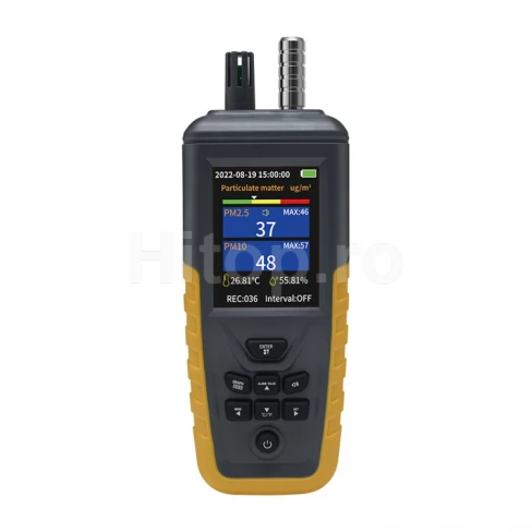 PM2.5, PM10 AQI Contor digital pentru particule și calitatea aerului