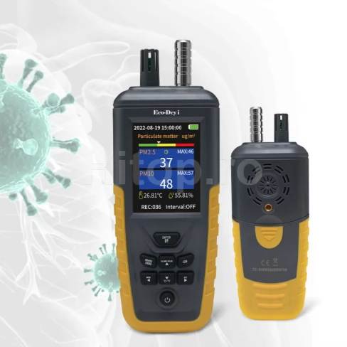 PM2.5, PM10 AQI Contor digital pentru particule și calitatea aerului