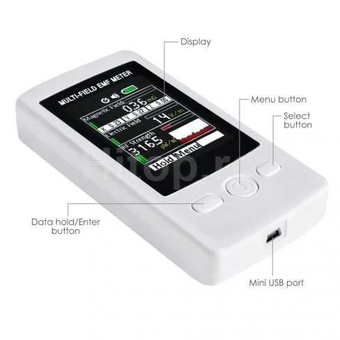 EMF metru RF gauss metru 2000mG