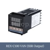 Termocontroler REX C100 la 220V, termoregulator -199 la 1372° C , ieșire SSR, senzori K, J, Pt100