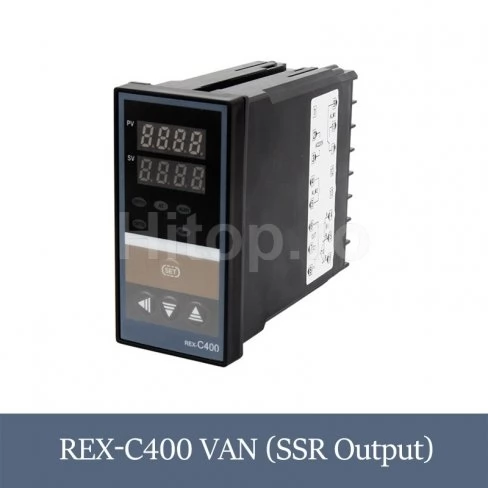 Termocontroler REX C400 la 220V, termoregulator -199 la 1372° C , ieșire SSR, senzori K, J, Pt100