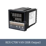 Termocontroler REX C700 la 220V, termoregulator -199 la 1372° C , ieșire SSR, senzori K, J, Pt100