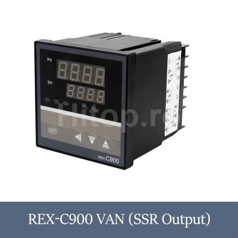 Termocontroler REX C900 la 220V, termoregulator -199 la 1372° C , ieșire SSR, senzori K, J, Pt100